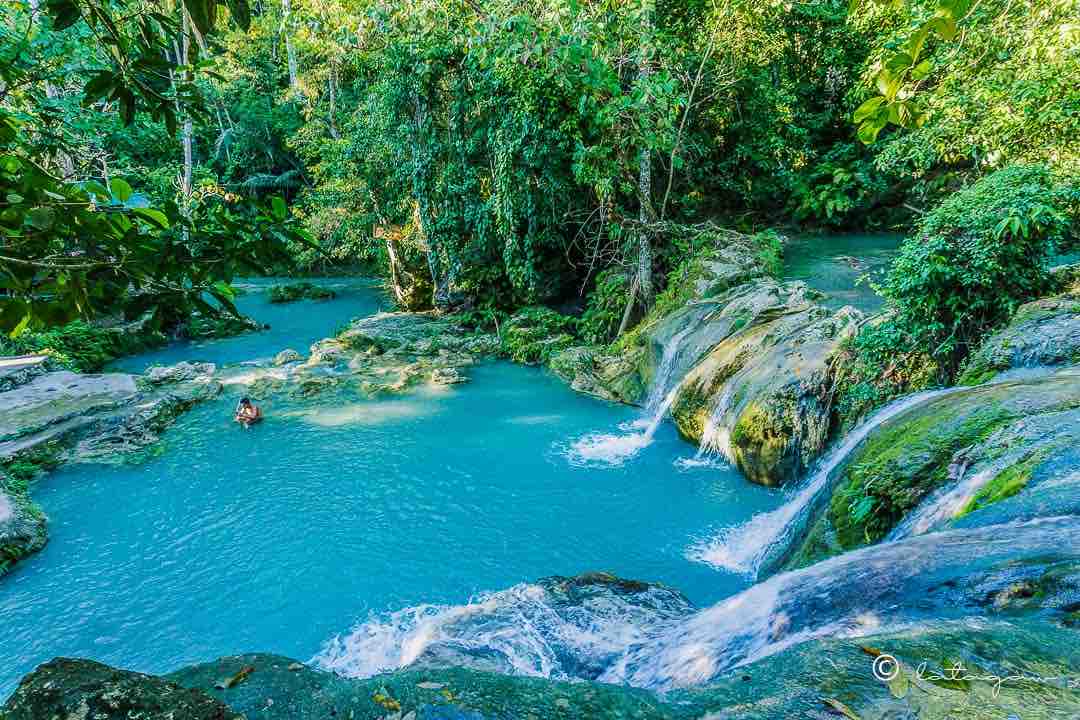 hagimit falls located in island garden city of samal davao del norte
