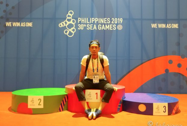 sitting on seagames 2019 podium