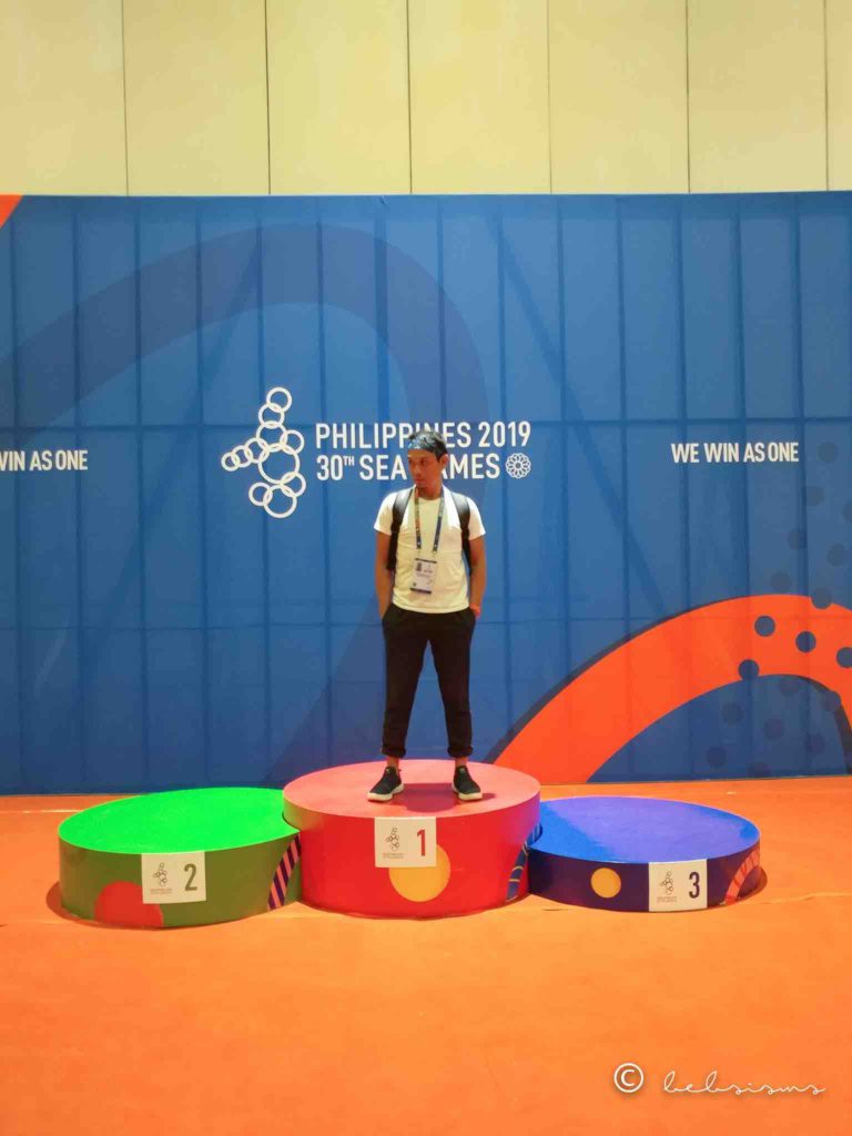 podium for medalists at seagames 2019